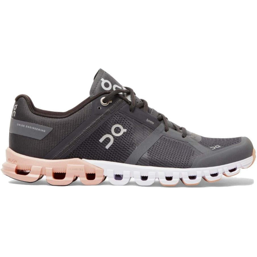 Women's On Cloudflow, Rock/Rose, 7 D Wide