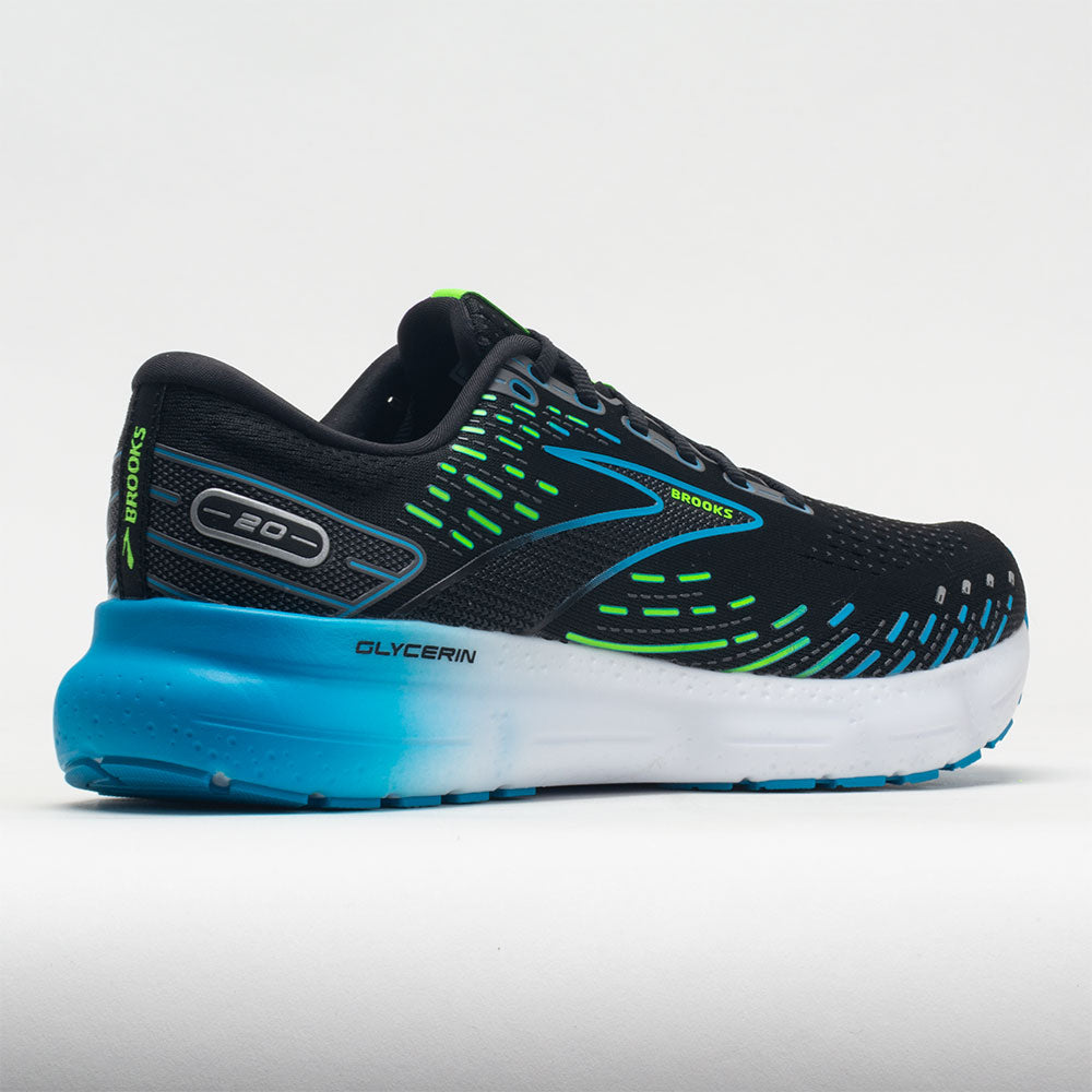 Brooks Glycerin 20 Men's Black/Hawaiian Ocean/Green