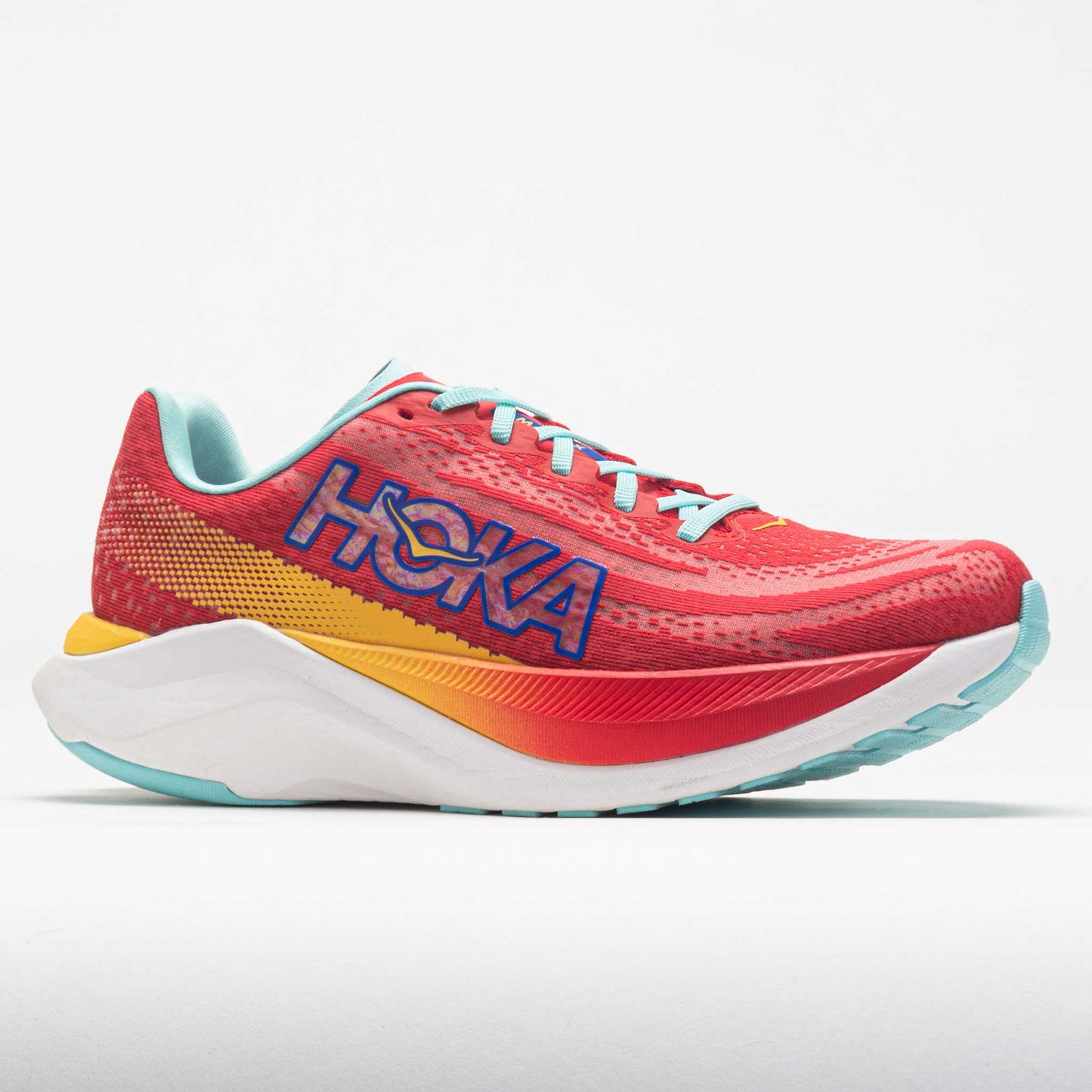 HOKA Mach X Men's  Cerise/Cloudless