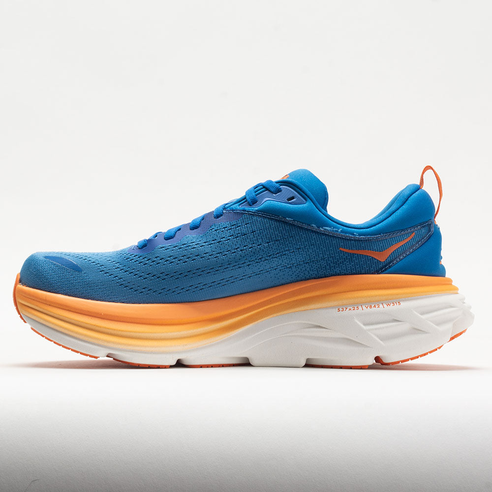 HOKA Bondi 8 Men's  Coastal Sky/Vibrant Orange