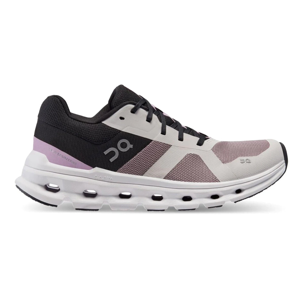 Women's On Cloudrunner, Heron/Black, 6.5 B Medium