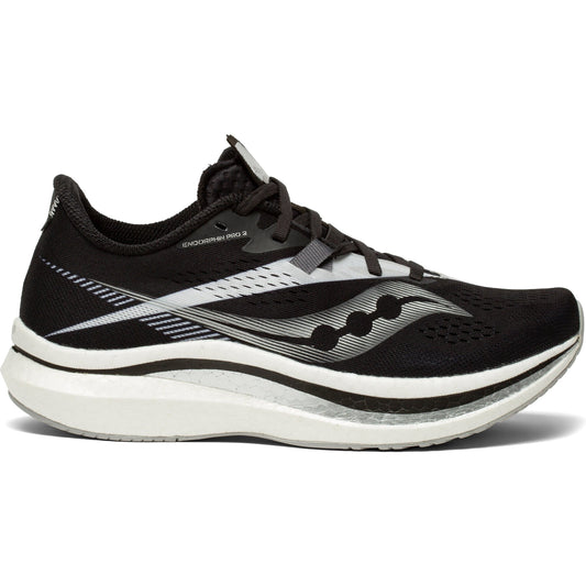 Women's Saucony Endorphin Pro 2, Black/White, 11.5 B Medium