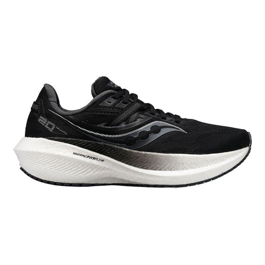 Women's Saucony Triumph 20, Black/White, 10.5 B Medium