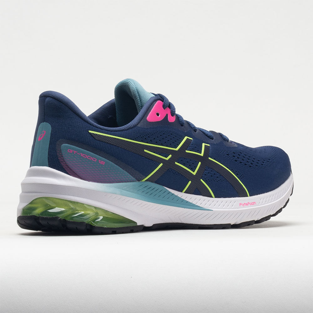 ASICS GT-1000 12 Women's  Deep Ocean/Lime Green