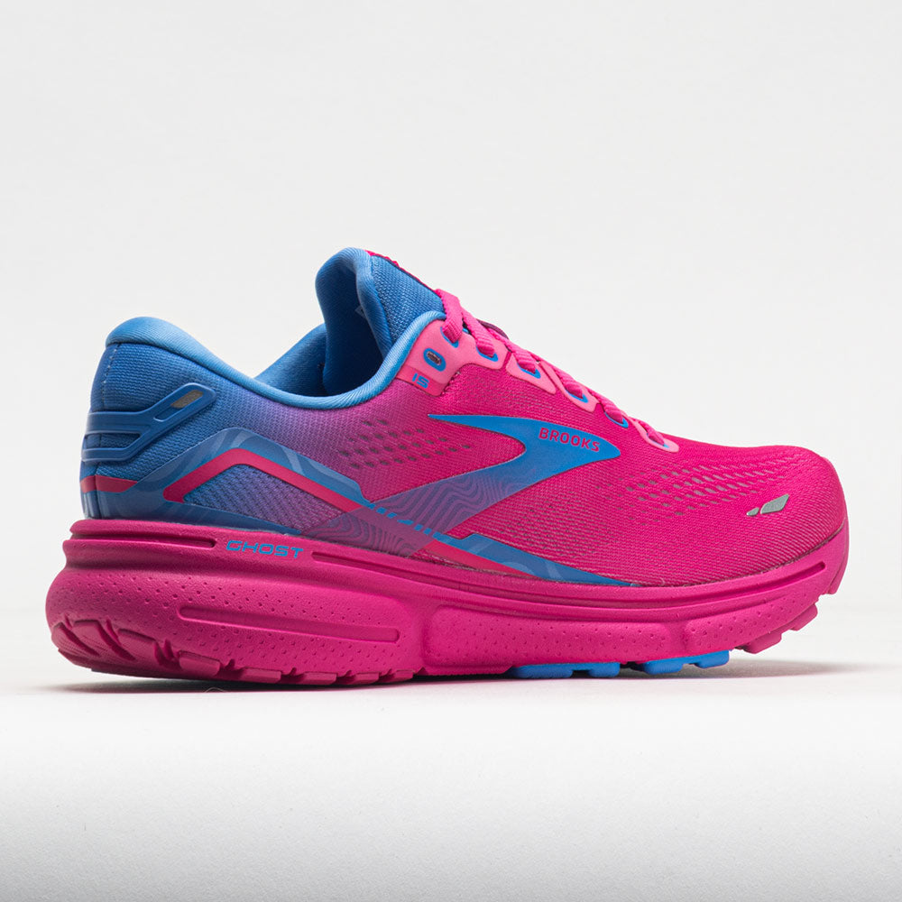 Brooks Ghost 15 Women's  Pink Glo/Blue/Fuchsia