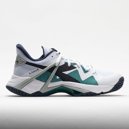 Diadora B.Icon 2 AG Men's  White/Black/Blue Corsair